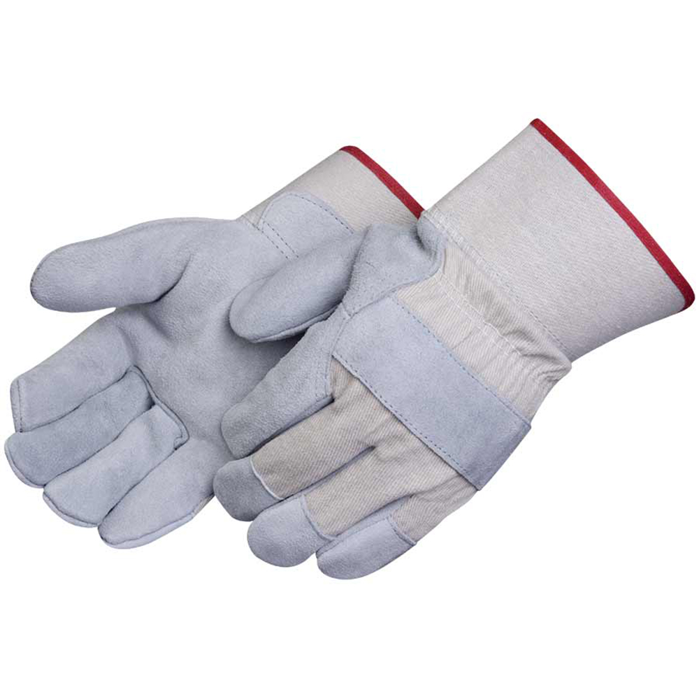 Regular Leather Canvas - Safety Cuff - Leather Gloves